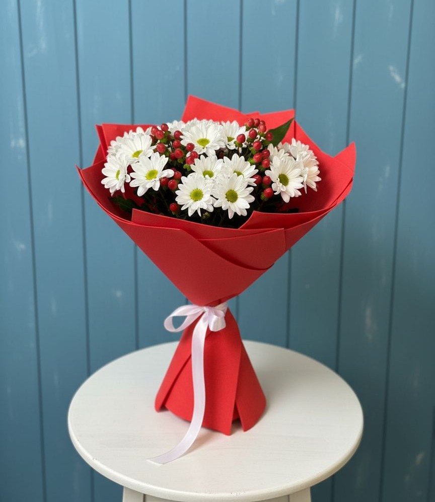 Букет цветов из: Хризантемы в Рылеево