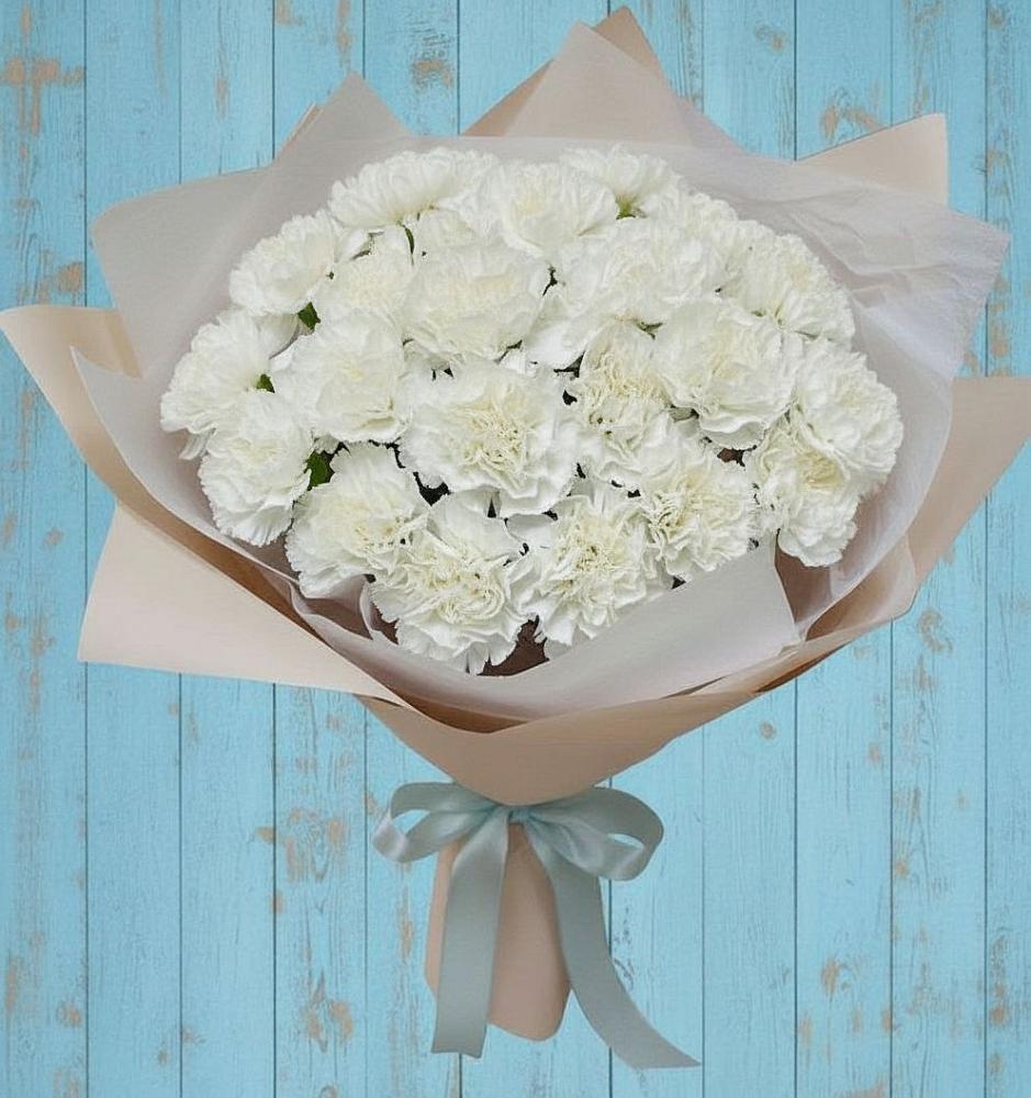 Букет цветов из: Гвоздики в Рылеево