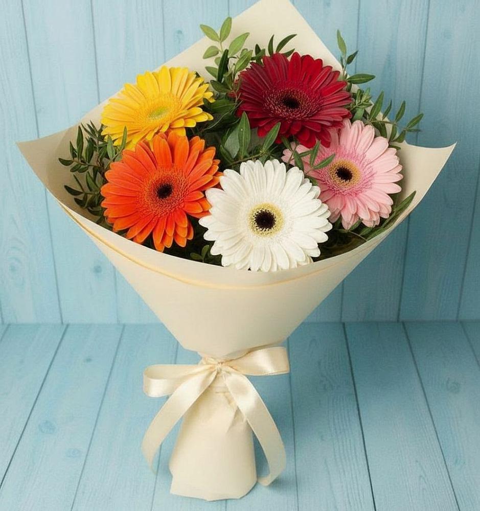 Букет цветов из: Герберы в Рылеево