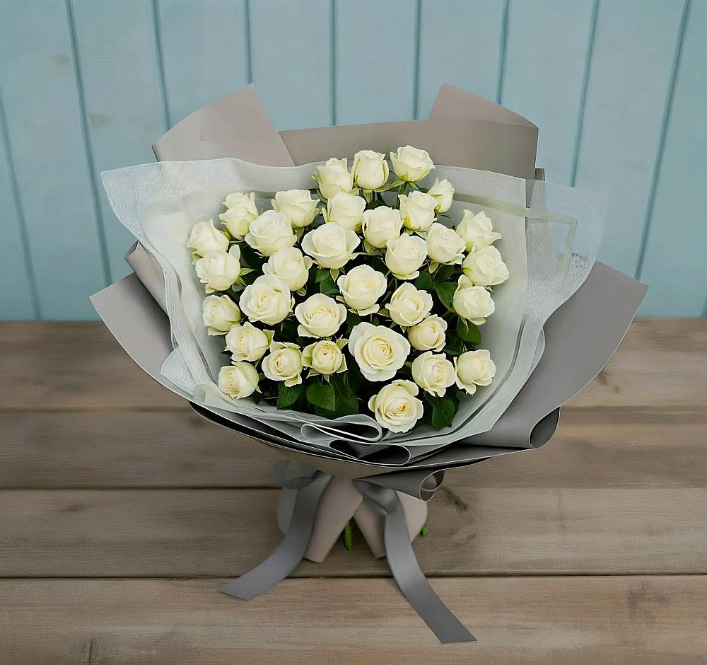 Букет Белоснежная нежность в Рылеево