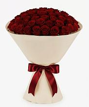 Букет 101 Бордовая роза Блэк Бакарра в Рылеево