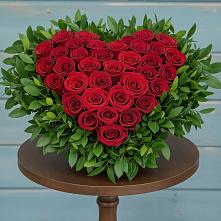 Цветочная композиция из Розы в виде сердца #REPLACE_PRED# Рылеево