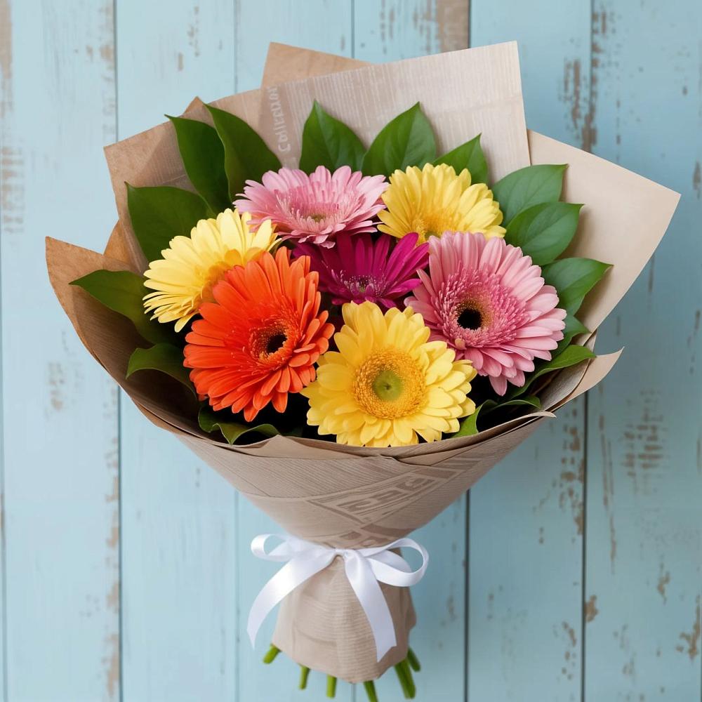 Букет цветов из: Герберы в Рылеево