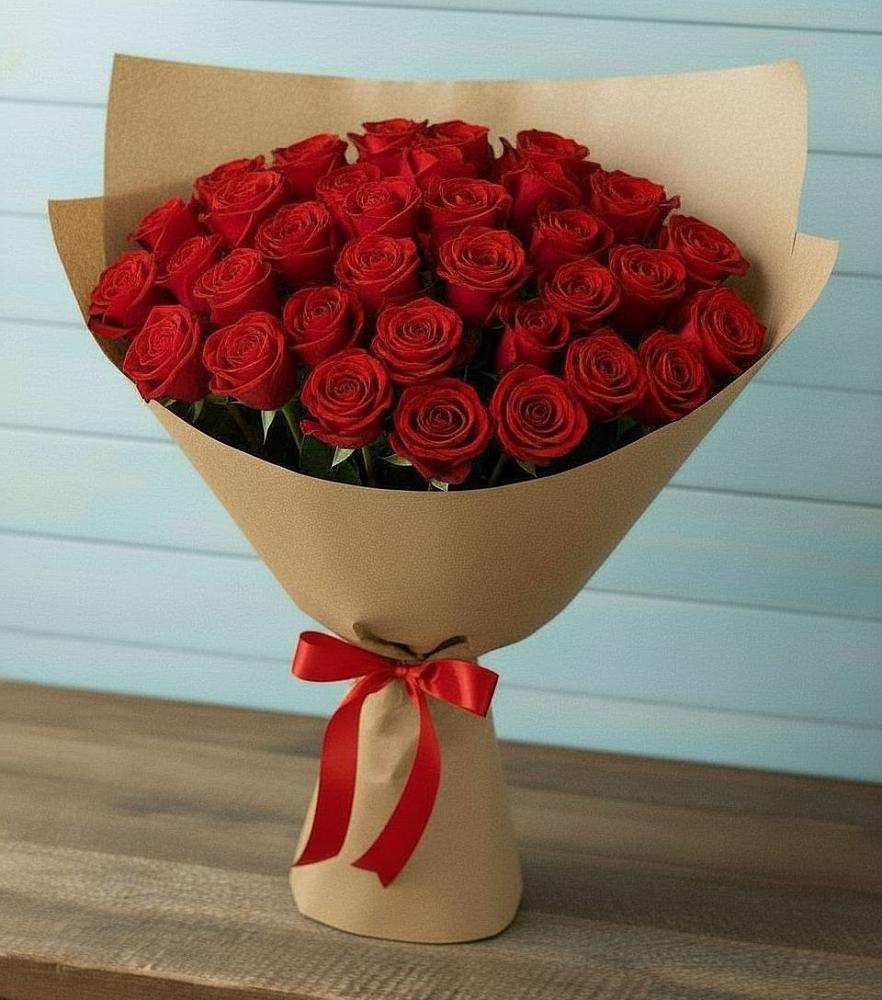 Букет Красные розы Милано в Рылеево