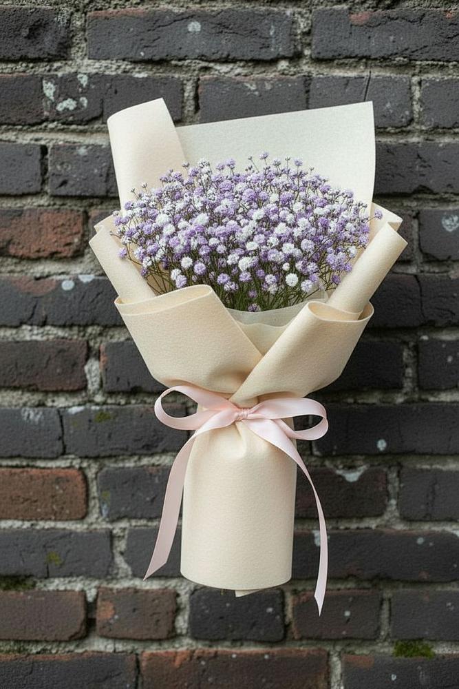 Букет цветов из: Гипсофила в Рылеево