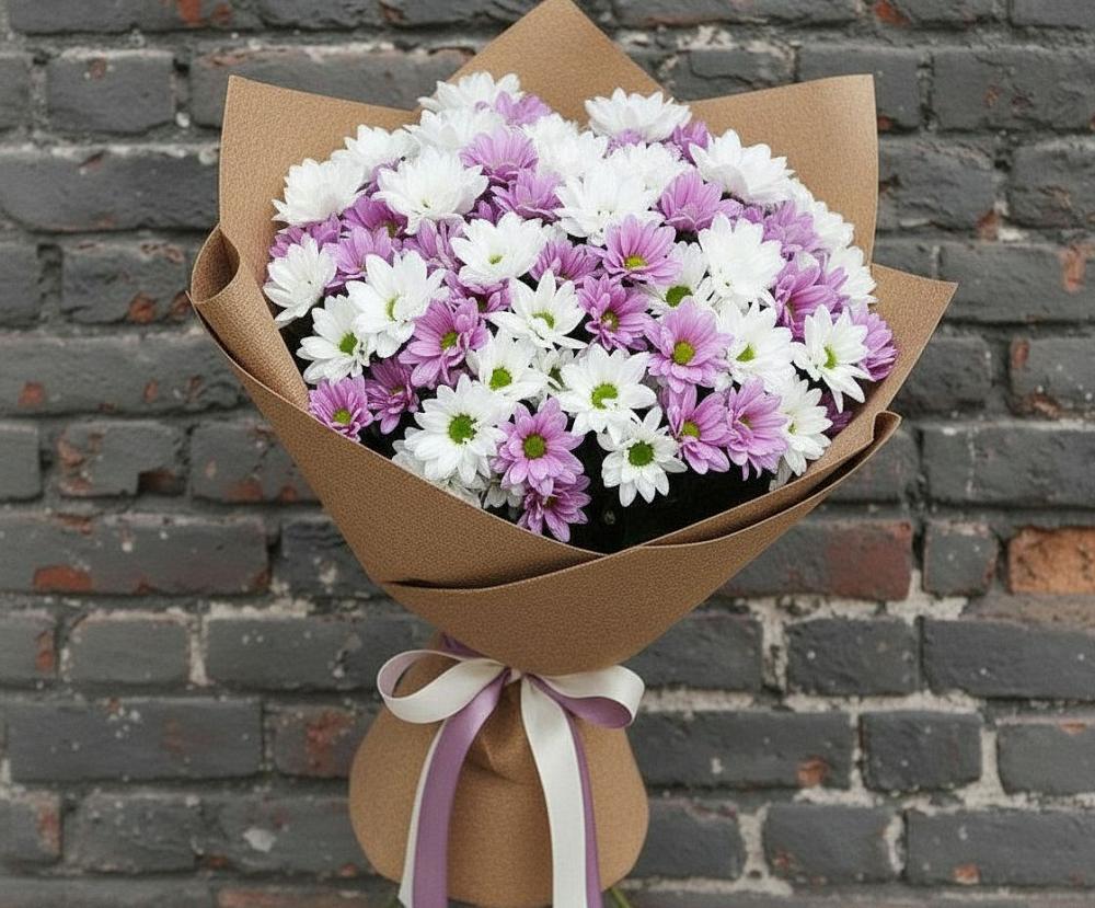 Букет цветов из: Хризантемы в Рылеево