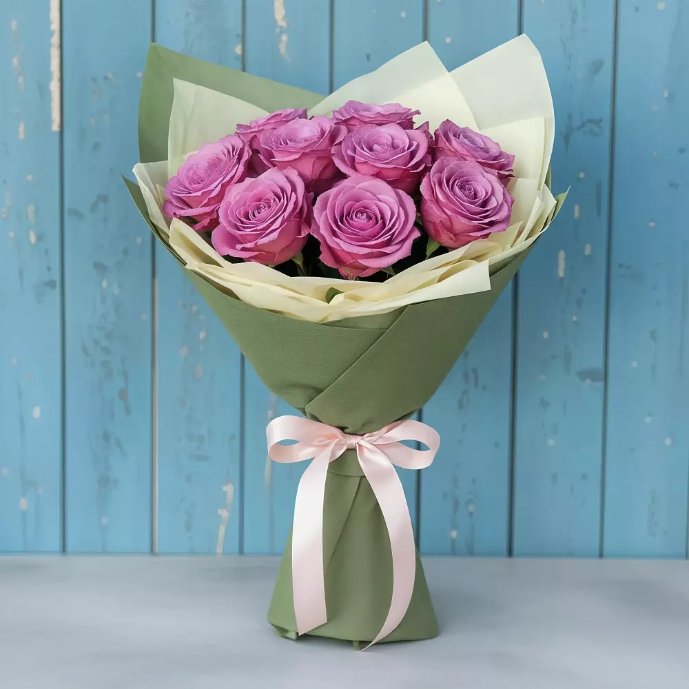 Букет Розы Фёрст Леди в Рылеево