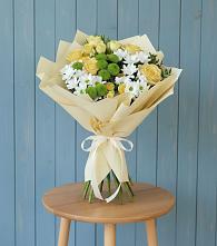 Букет цветов из:  Хризантемы и Розы #REPLACE_PRED# Рылеево