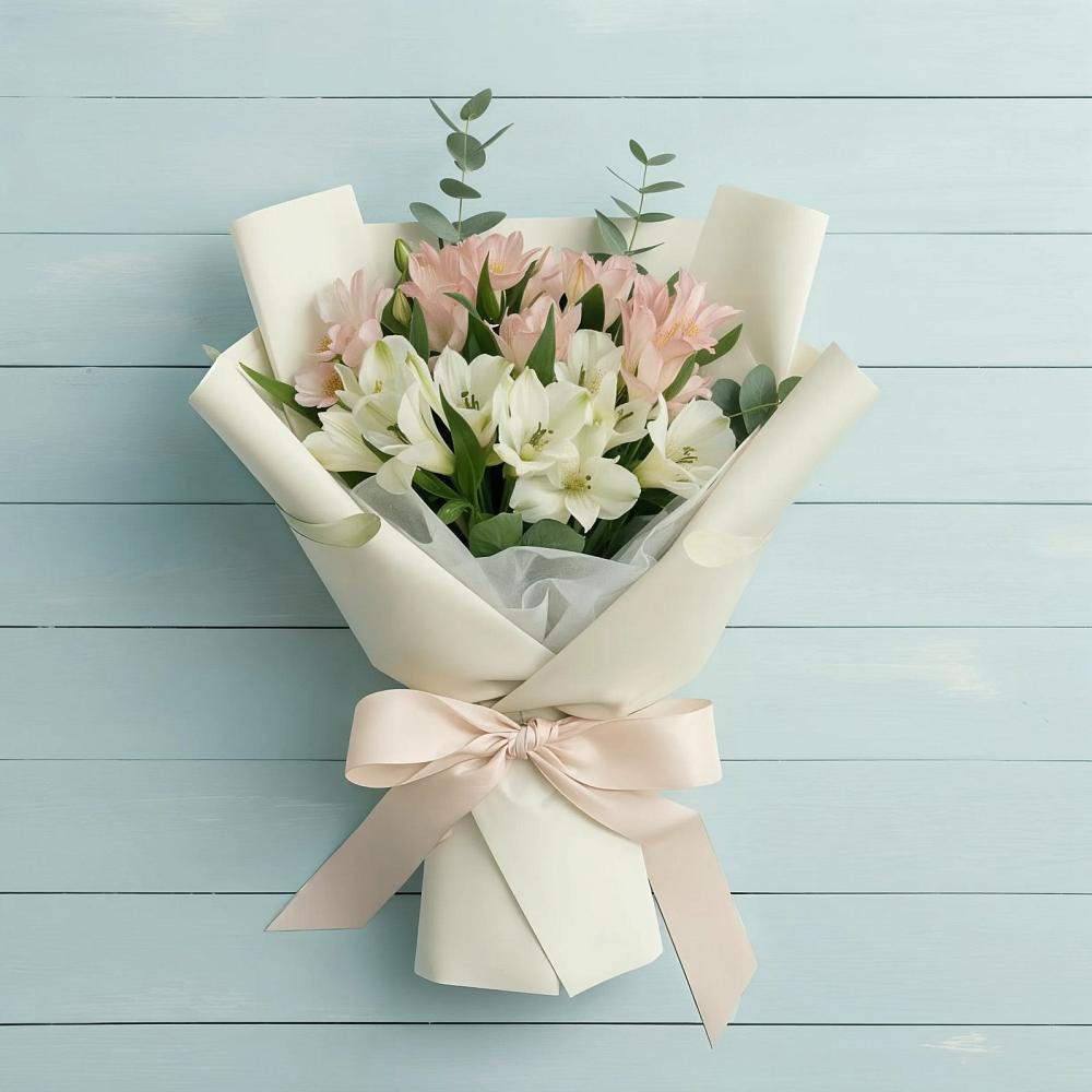 Букет цветов из: Альстромерии в Рылеево