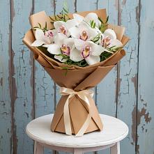 Букет цветов из:  Орхидеи и Розы #REPLACE_PRED# Рылеево
